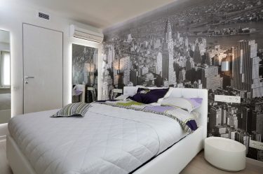 Foto papel de parede no interior do quarto: 205+ (Foto) Belas ideias para criar conforto