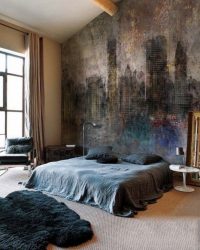Foto papel de parede no interior do quarto: 205+ (Foto) Belas ideias para criar conforto