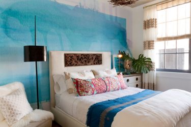 Foto papel de parede no interior do quarto: 205+ (Foto) Belas ideias para criar conforto