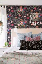 Foto papel de parede no interior do quarto: 205+ (Foto) Belas ideias para criar conforto
