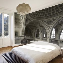 Foto papel de parede no interior do quarto: 205+ (Foto) Belas ideias para criar conforto