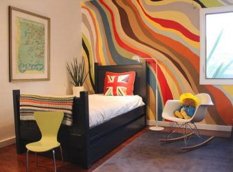 Foto papel de parede no interior do quarto: 205+ (Foto) Belas ideias para criar conforto