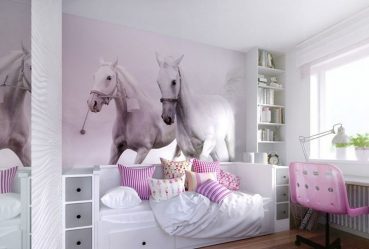 Foto papel de parede no interior do quarto: 205+ (Foto) Belas ideias para criar conforto