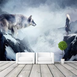 Foto papel de parede no interior do quarto: 205+ (Foto) Belas ideias para criar conforto