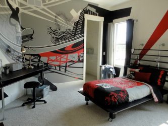 Foto papel de parede no interior do quarto: 205+ (Foto) Belas ideias para criar conforto