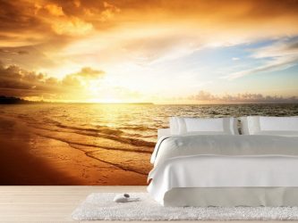 Foto papel de parede no interior do quarto: 205+ (Foto) Belas ideias para criar conforto
