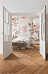 Foto papel de parede no interior do quarto: 205+ (Foto) Belas ideias para criar conforto