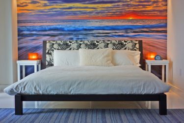 Foto papel de parede no interior do quarto: 205+ (Foto) Belas ideias para criar conforto