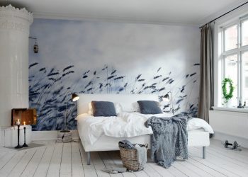 Foto papel de parede no interior do quarto: 205+ (Foto) Belas ideias para criar conforto