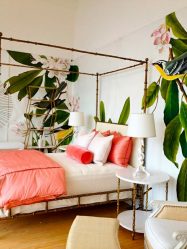Foto papel de parede no interior do quarto: 205+ (Foto) Belas ideias para criar conforto