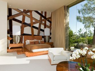 Foto papel de parede no interior do quarto: 205+ (Foto) Belas ideias para criar conforto