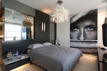 Foto papel de parede no interior do quarto: 205+ (Foto) Belas ideias para criar conforto