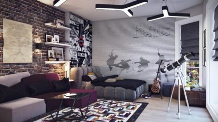 Foto papel de parede no interior do quarto: 205+ (Foto) Belas ideias para criar conforto
