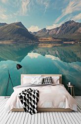 Foto papel de parede no interior do quarto: 205+ (Foto) Belas ideias para criar conforto