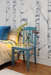 Foto papel de parede no interior do quarto: 205+ (Foto) Belas ideias para criar conforto