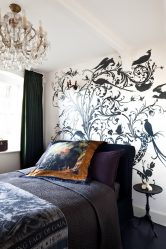 Foto papel de parede no interior do quarto: 205+ (Foto) Belas ideias para criar conforto