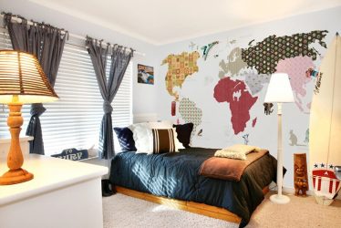 Foto papel de parede no interior do quarto: 205+ (Foto) Belas ideias para criar conforto