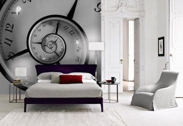 Foto papel de parede no interior do quarto: 205+ (Foto) Belas ideias para criar conforto