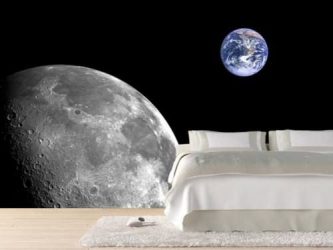 Foto papel de parede no interior do quarto: 205+ (Foto) Belas ideias para criar conforto