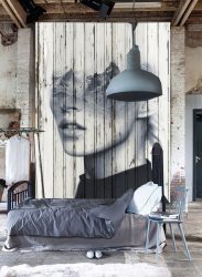 Foto papel de parede no interior do quarto: 205+ (Foto) Belas ideias para criar conforto