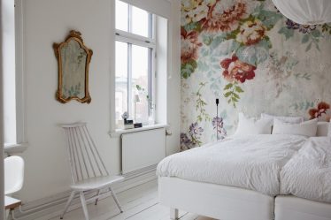 Foto papel de parede no interior do quarto: 205+ (Foto) Belas ideias para criar conforto