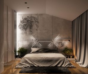 Foto papel de parede no interior do quarto: 205+ (Foto) Belas ideias para criar conforto