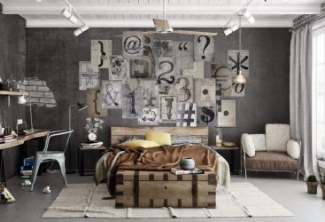 Foto papel de parede no interior do quarto: 205+ (Foto) Belas ideias para criar conforto