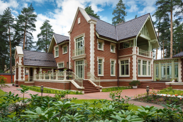 Belos frontões de casas: acabamento e chapeamento. Como fazer melhor? (Mais de 150 fotos)