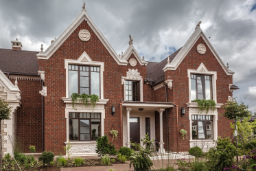 Belos frontões de casas: acabamento e chapeamento. Como fazer melhor? (Mais de 150 fotos)