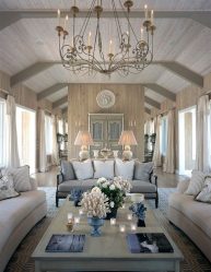 O interior da sala de estar no estilo da Provence - o charme da França em sua casa (mais de 170 fotos)