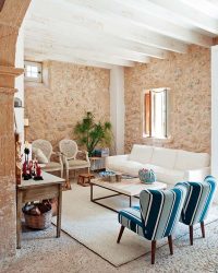 O interior da sala de estar no estilo da Provence - o charme da França em sua casa (mais de 170 fotos)