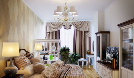 O interior da sala de estar no estilo da Provence - o charme da França em sua casa (mais de 170 fotos)