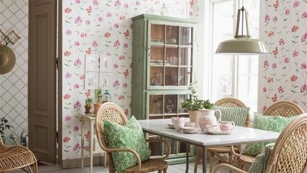O interior da sala de estar no estilo da Provence - o charme da França em sua casa (mais de 170 fotos)