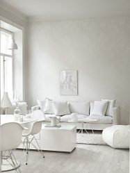 O design da sala de estar na cor da neve branca - criando obras-primas de elite 135+ Fotos de soluções de estilo real no interior