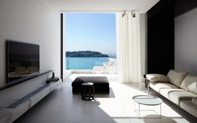 O design da sala de estar na cor da neve branca - criando obras-primas de elite 135+ Fotos de soluções de estilo real no interior