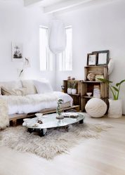O design da sala de estar na cor da neve branca - criando obras-primas de elite 135+ Fotos de soluções de estilo real no interior