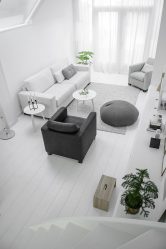 O design da sala de estar na cor da neve branca - criando obras-primas de elite 135+ Fotos de soluções de estilo real no interior