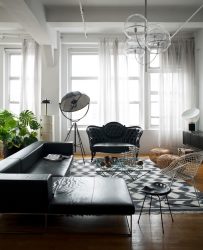 O design da sala de estar na cor da neve branca - criando obras-primas de elite 135+ Fotos de soluções de estilo real no interior