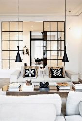 O design da sala de estar na cor da neve branca - criando obras-primas de elite 135+ Fotos de soluções de estilo real no interior