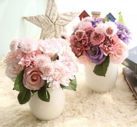 Flores artificiais para interiores de casa: Beleza por muitos anos (bouquets, composições, ekibany)