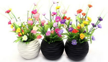 Flores artificiais para interiores de casa: Beleza por muitos anos (bouquets, composições, ekibany)