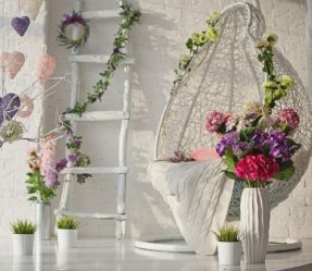 Flores artificiais para interiores de casa: Beleza por muitos anos (bouquets, composições, ekibany)