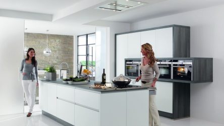 Pedra decorativa na cozinha - 130 opções de design para belos desenhos