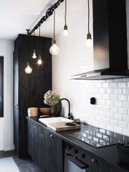 Pedra decorativa na cozinha - 130 opções de design para belos desenhos