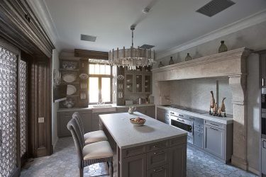 Pedra decorativa na cozinha - 130 opções de design para belos desenhos
