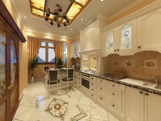 Pedra decorativa na cozinha - 130 opções de design para belos desenhos