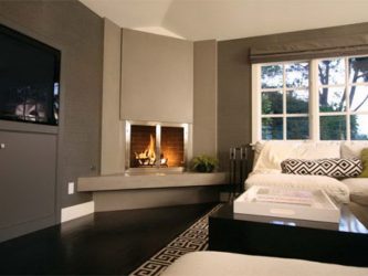 Lareira elétrica com o efeito de uma chama viva: Wall, Built-in, Outdoor. Qual modelo preferir? (Mais de 230 fotos)