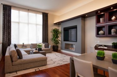 Lareira elétrica com o efeito de uma chama viva: Wall, Built-in, Outdoor. Qual modelo preferir? (Mais de 230 fotos)