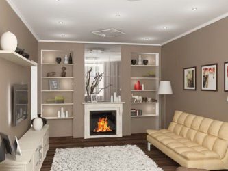 Lareira elétrica com o efeito de uma chama viva: Wall, Built-in, Outdoor. Qual modelo preferir? (Mais de 230 fotos)