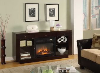 Lareira elétrica com o efeito de uma chama viva: Wall, Built-in, Outdoor. Qual modelo preferir? (Mais de 230 fotos)
